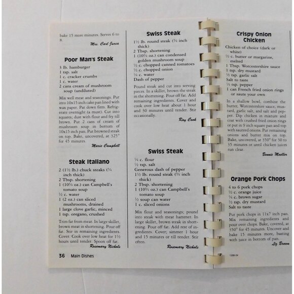 In Their Memory Cookbook Citizens Police Academy Alumni of Temple 2004 PB Spiral - Picture 7 of 8